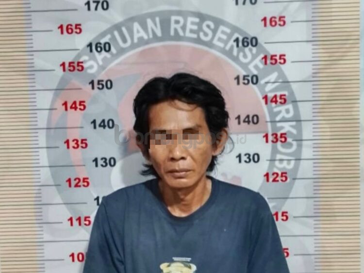 Tersangka Muslimin. (Humas Polres Bontang)