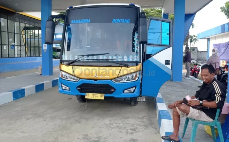 Sopir bus di Bontang mendapatkan perlindungan sosial dari ancaman kecelakaan kerja. (ADIEL KUNDHARA/KP)