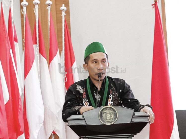 Ketua Badan Koordinasi Himpunan Mahasiswa Islam (BADKO HMI) Kalimantan Timur-Kalimantan Utara (Kaltimtara), Ashan Putra Pradana.