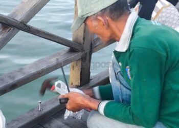 Mur dan Baut Pelataran Bontang Kuala Diduga Dicuri