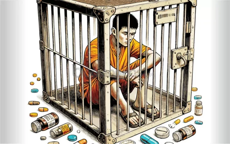 Ilustrasi pengedar narkoba.