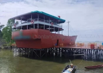 Pembangunan Kafe Diduga Milik Pejabat Kutim Tak Berizin dan Membabat Mangrove di Teluk Lingga