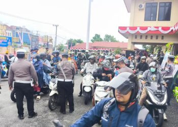 565 Kendaraan di Bontang Terjaring saat Operasi Patuh Mahakam, Ini Pelanggaran Terbanyak