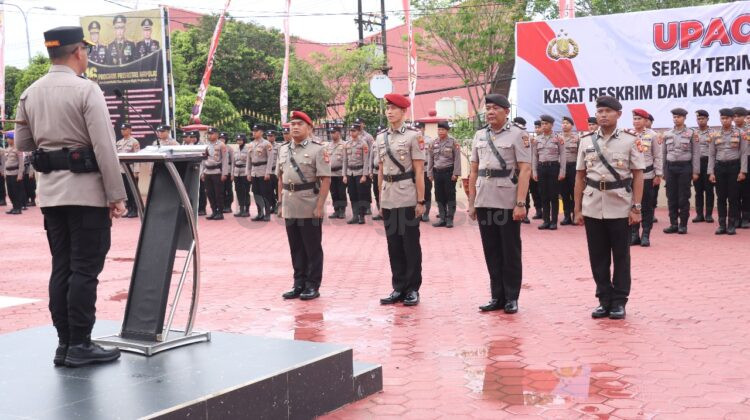 Sertijab Kasat Reskrim Polres Bontang
