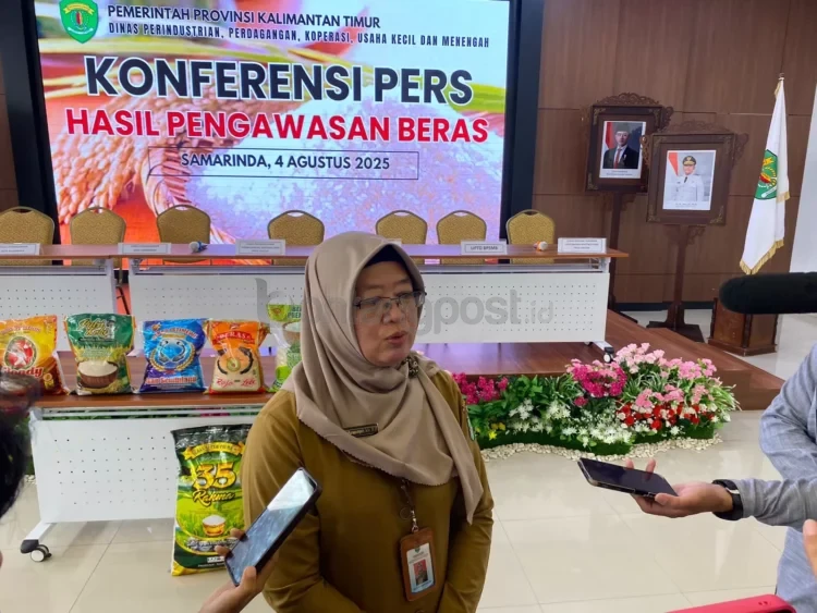 DPPKUKM Kaltim mendapati 7 merek beras premium tak sesuai baku mutu yang diatur pemerintah. (Bayu/KP)