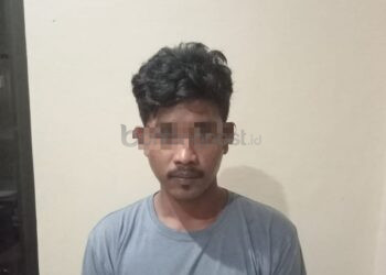 Warga Bontang Selatan Terciduk Bawa Sajam di Lapangan Kampung Baru Usai Minum Miras