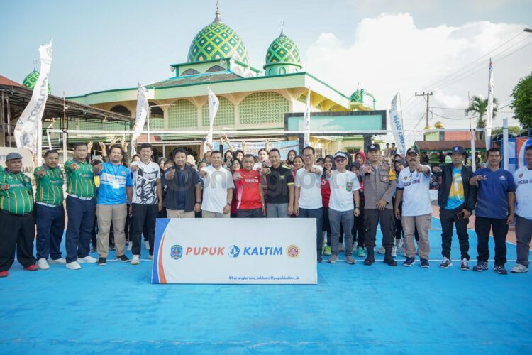 Pupuk Kaltim dan Karang Taruna Loktuan gelar turnamen voli putri antar kelurahan
