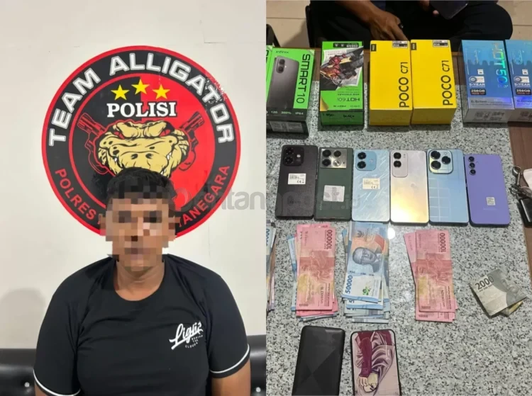 Spesialis penipuan ditangkap Polres Kukar atas kasus penipuan yang terjadi di beberapa daerah Kaltim (Istimewa)