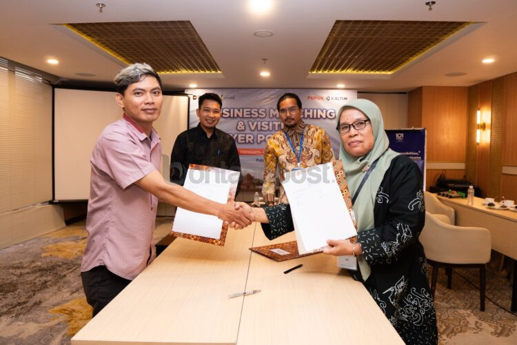 Pupuk Kaltim boyong sejumlah UMKM binaan Business Visiting dan Business Matching ke Yogyakarta, sebagai salah satu lokasi potensial pemasaran produk