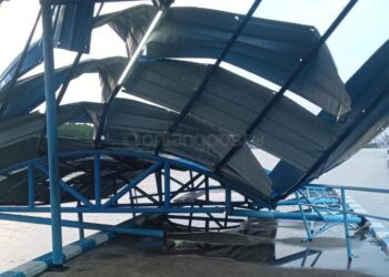 Atap Dermaga PPI Tanjung Limau Rusak Diterjang Hujan Deras, Perbaikan Tunggu APBD-P 2026