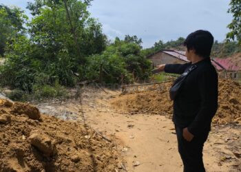 Sudah Tiga Hari Akses Jalan Kampung Ramah Bontang Barat Ditutup Penambang Galian C Ilegal