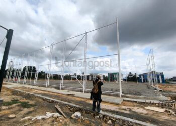Dewan Soroti Progres Proyek Mini Soccer HOP 1 Bontang, Kualitas Material Jadi Perhatian