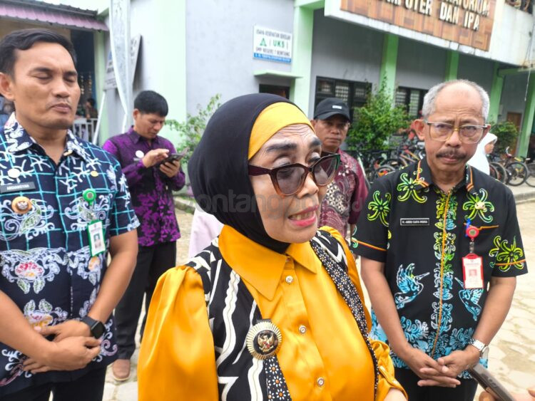 Wali Kota Bontang, Neni Moerniaeni saat ditemui. (Dwi Kurniawan Nugroho / Bontang Post)