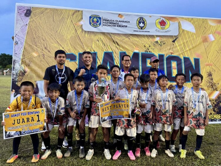 ASB Pelangi Mandau binaan Pupuk Kaltim Juara 1 di dua kelompok umur, yakni U-10 dan U-14, pada Turnamen ASKOT PSSI Bontang 2025