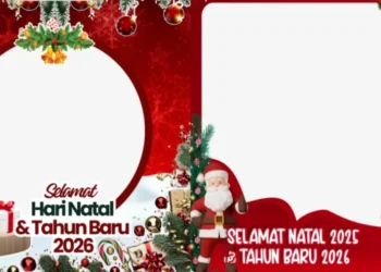 30 Twibbon Natal 2025 dan Tahun Baru 2026 Gratis, Percantik Story hingga Feed Media Sosial