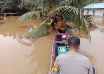 90 Persen Wilayah Desa Santan Tengah Kukar Terendam Banjir