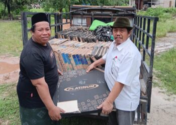 PT EUP Berikan Bantuan Material Bangunan untuk Ponpes di Bontang Lestari