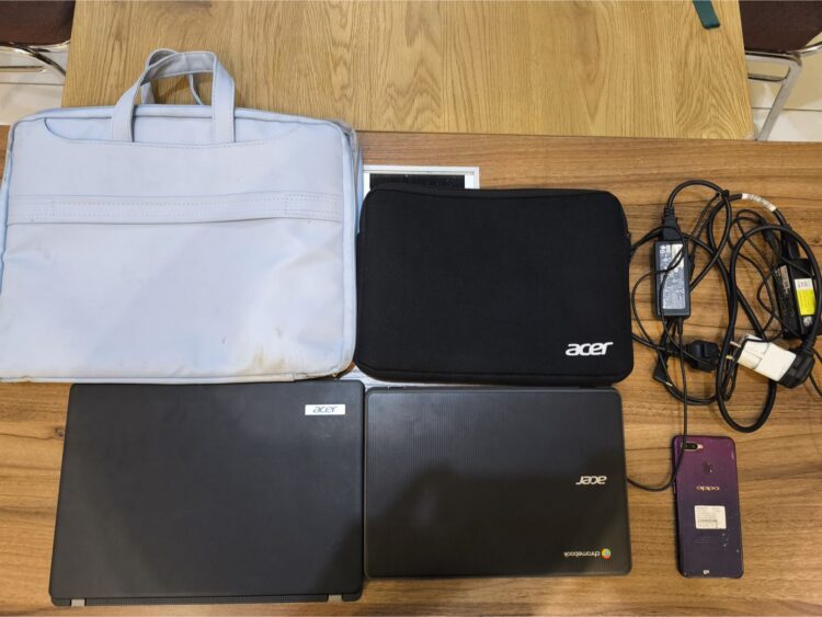 Barang bukti yang disita polisi