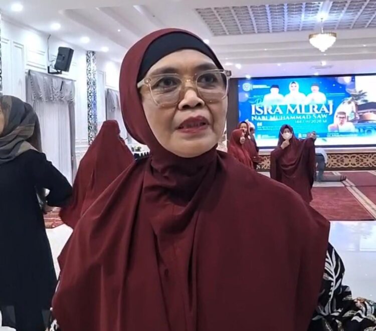 Wali Kota Bontang, Neni Moerniaeni saat ditemui. (Dwi Kurniawan Nugroho/ Bontang Post)