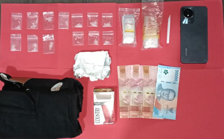 Barang bukti yang disita polisi