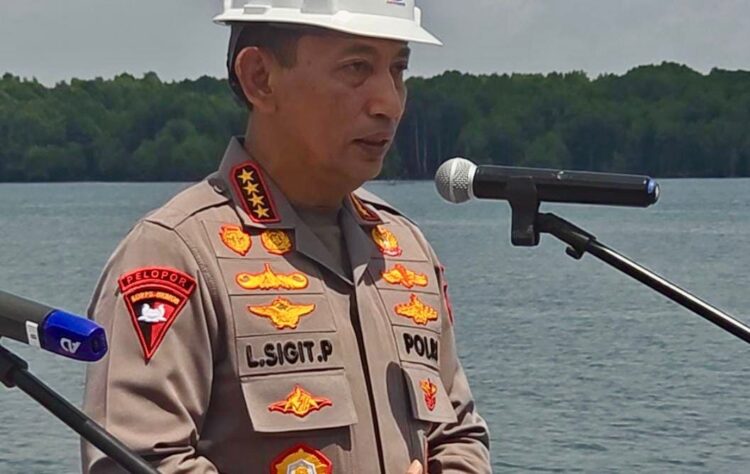 Kapolri Jendral Sulistyo Sigit Prabowo. (Nasrullah/Bontang Post)