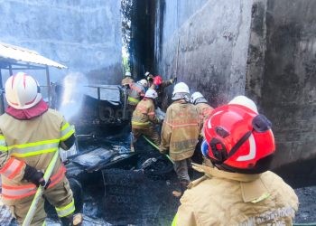 Bakar Sampah Picu Kebakaran di Tanjung Laut Bontang, Api Sempat Disertai Ledakan