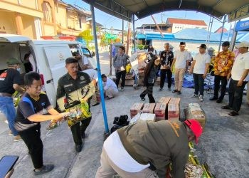 DPC Gerindra Bontang Salurkan Bantuan untuk Korban Kebakaran Berebas Tengah