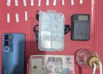 Digerebek Polisi, Pengedar Sabu di Berebas Tengah Bontang Simpan 23 Paket