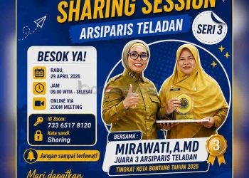 Tingkatkan Profesionalitas ASN, DPK Bontang Gelar Sharing Session Arsiparis Teladan
