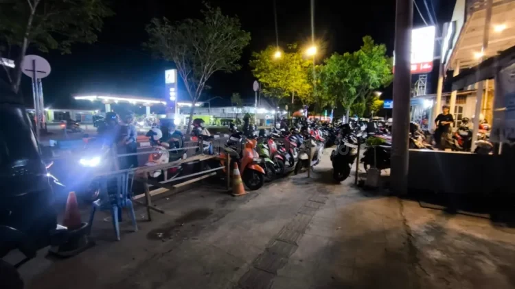 Pendapatan dari retribusi parkir tepi jalan di Bontang masih rendah pada triwulan pertama ini. FOTO: ADIEL KUNDHARA/KP