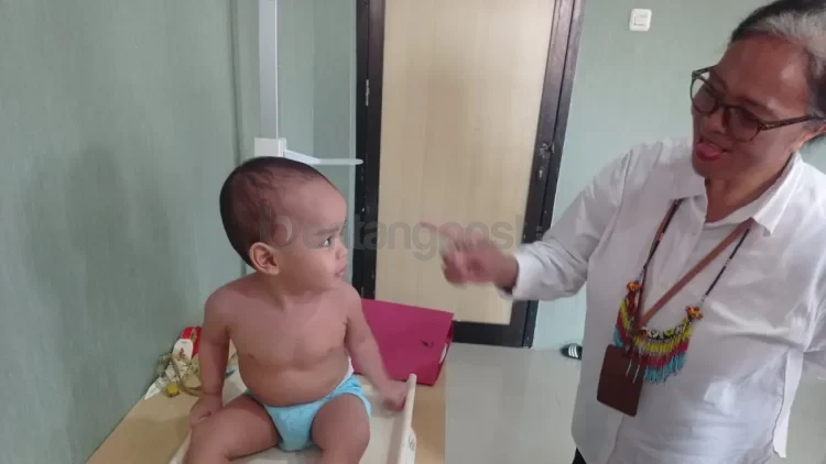 Balita di Kota Bontang yang belum lengkap imunisasi MR bisa mendatangi puskesmas di wilayah kerja masing-masing selama dua bulan ini. ADIEL KUNDHARA/KP
