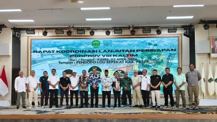 Perwakilan KONI kabupaten/kota se-Kaltim sepakat Porprov Kaltim VIII digelar November 2026. (HUMAS KONI KALTIM)