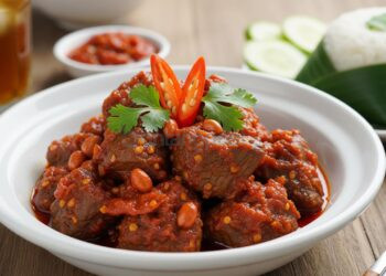 Resep Daging Bumbu Rujak, Olahan Daging Kurban Praktis dan Bikin Nagih