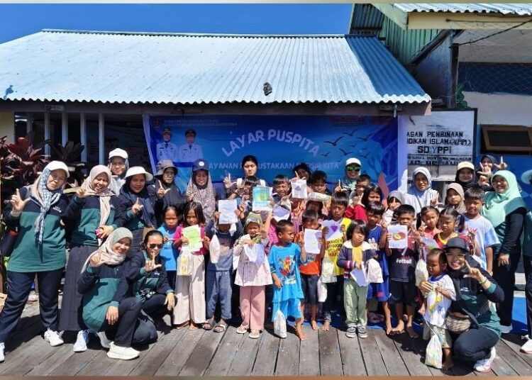 Jemput Bola ke Pesisir, “Layar Puspita” Jadi Andalan Literasi DPK Bontang