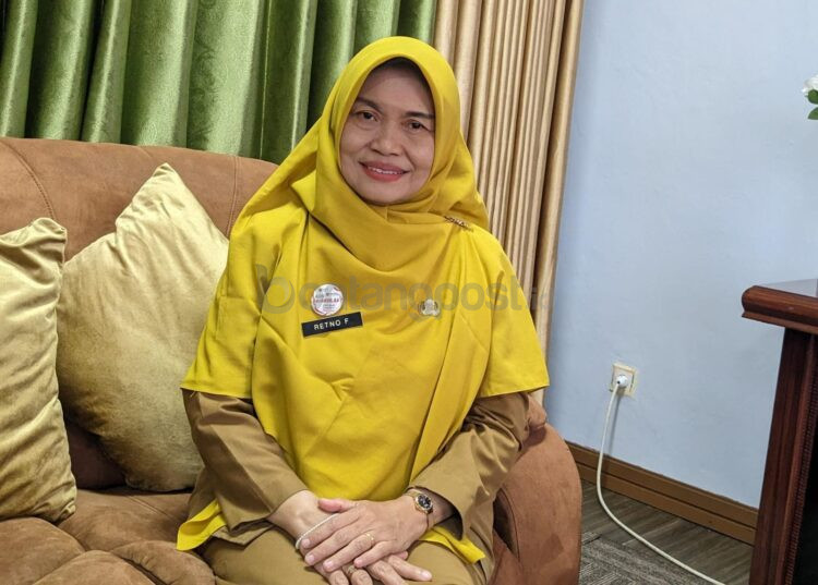 Kepala Dinas Perpustakaan dan Kearsipan (DPK) Kota Bontang, Retno Febriaryanti.