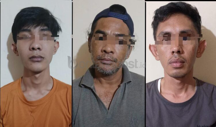Tiga tersangka yang masih bersaudara kandung ditangkap Satpolairud Polres Bontang dalam pengungkapan jaringan peredaran sabu di kawasan pesisir Bontang.