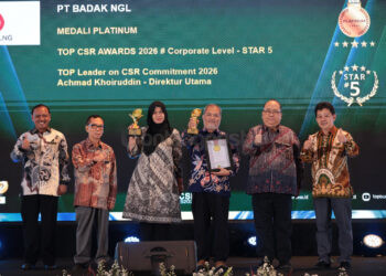 Unggul dalam Keselarasan Bisnis dan Sosial, Badak LNG Sabet Tiga Penghargaan di TOP CSR Awards 2026