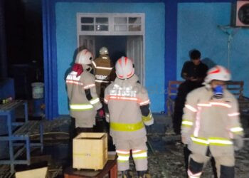 Kebakaran Gudang PDAM Tirta Taman Bontang, Diduga Akibat Korsleting Listrik
