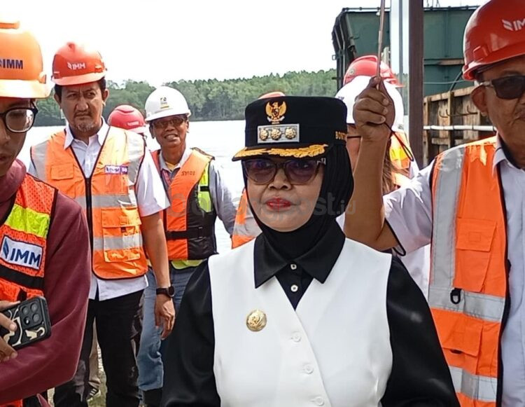 Wali Kota Bontang Neni Moerniaeni memastikan pembangunan gudang Bulog di Bontang Lestari mulai Juli 2026. (Dwi Kurniawan Nugroho/Bontang Post)
