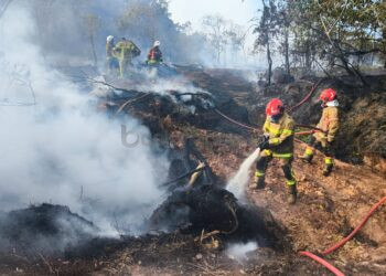 Empat Jam Berjibaku, Kebakaran Lahan Gambut Seluas 6 Hektare di HOP 7 Bontang Berhasil Dipadamkan