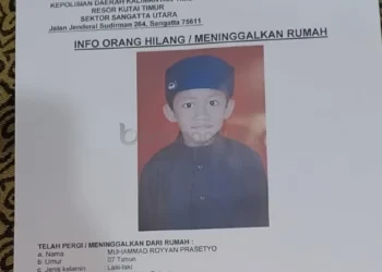 Bocah 7 Tahun di Sangatta Kutim Dilaporkan Hilang, Polisi Periksa CCTV dan Kerahkan Tim Pencarian
