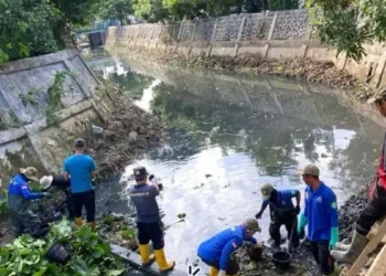 Upaya Tekan Risiko Banjir, 243 Meter Sungai Dahlia Bontang Dinormalisasi