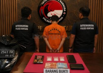 Bawa 12,72 Gram Sabu dalam Bungkus Kopi, Pemuda di Tanjung Laut Ditangkap Polisi