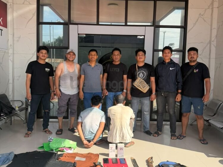 Perampokan di Sangatta berujung dugaan kekerasan seksual. Suami diikat dan dilukai, dua pelaku ditangkap Polsek Sangatta Utara.