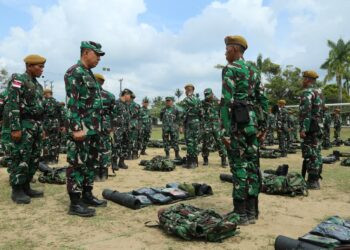350 Prajurit TNI Digembleng di Bontang, Siap Amankan Perbatasan RI-Malaysia