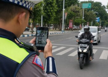 ETLE Handheld Mulai Digunakan di Bontang, Rekam Pelanggaran Tanpa Menghentikan Pengendara