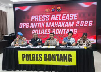 21 Hari Operasi Antik, Polres Bontang Ungkap 16 Kasus dan Sita 49,94 Gram Sabu