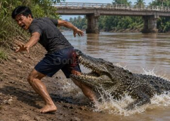 Pria di Muara Badak Diserang Buaya Usai Buang Air di Tepi Sungai