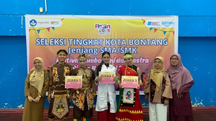Ini pemenang dalam salah satu lomba FLS3N SMA-SMK Tingkat Bontang, jawara pertama berhak lolos ke tingkat Kaltim dalam bulan ini. ADIEL KUNDHARA/KP