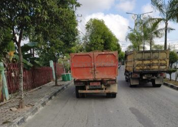 Truk Pemkot Bontang Kedapatan Angkut Tanah Tanpa Terpal, DPUPRK Bakal Tegur Sopir
